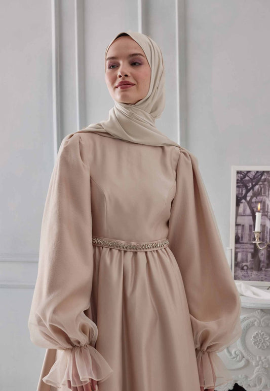 Medina Silk Hijabs | Beige