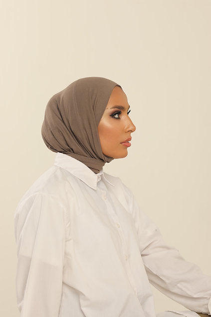 LARA PRACTICAL 5 SECONDS HIJAB | PLAZA TAUPE
