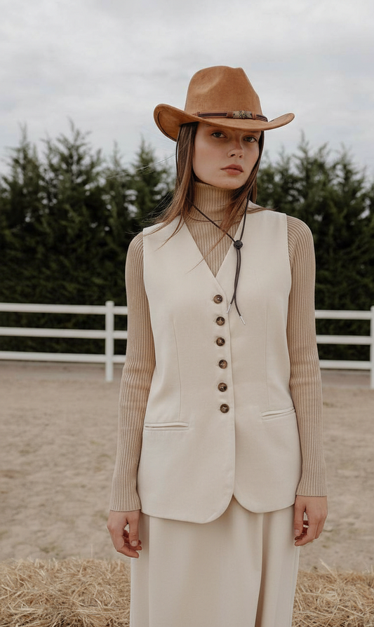 Waistcoat skirt set - Hijab Vest Cood | Lara