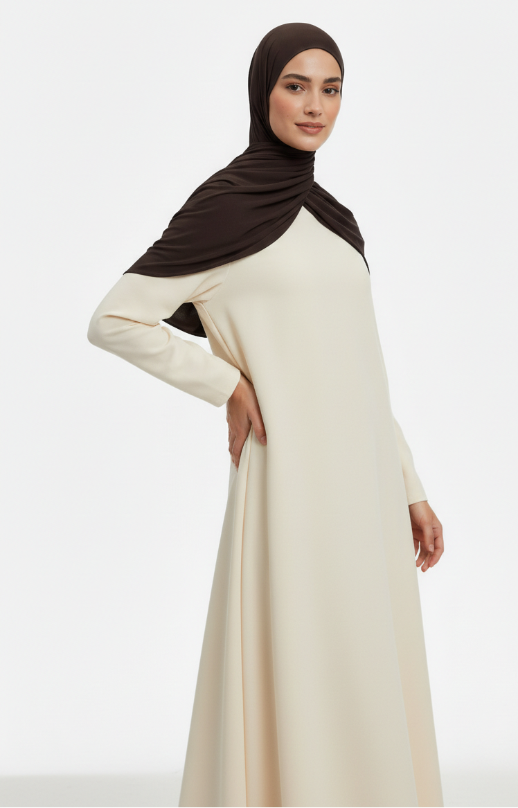 Liquid Jersey Scarf | Dutch Hijab | Coffee Beans