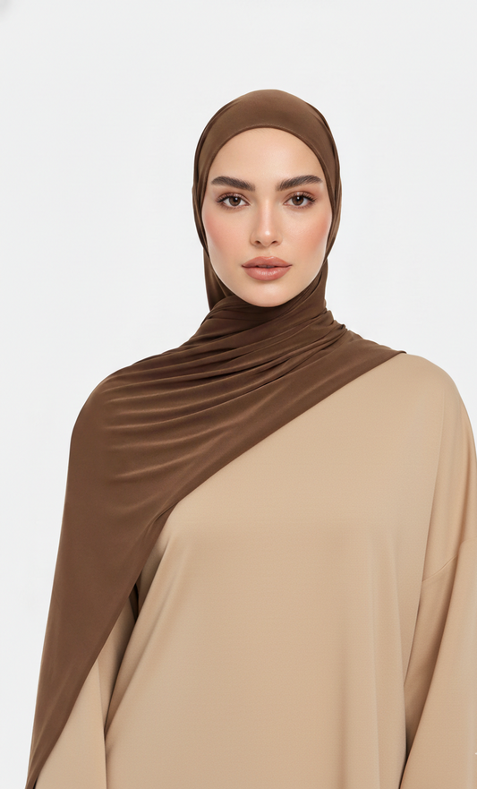 Liquid Jersey Scarf | Dutch Hijab | Cinnamon