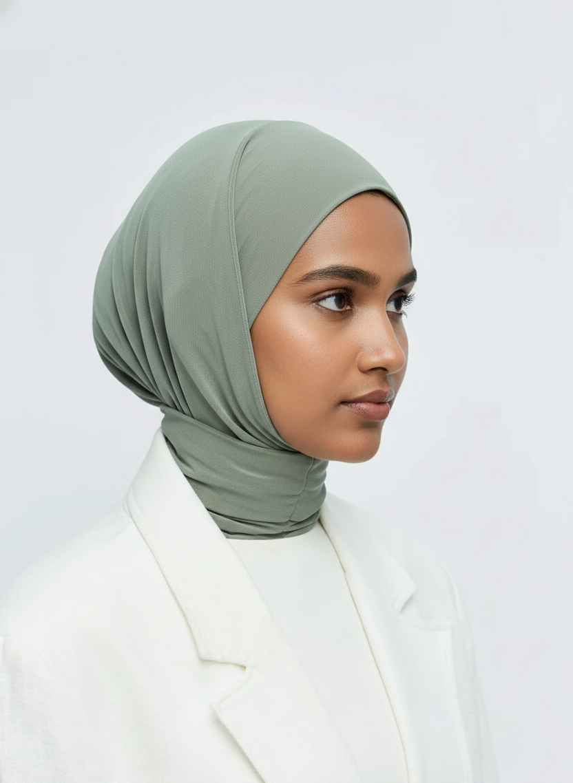LARA PRACTICAL 5 SECONDS HIJAB | Sage Green