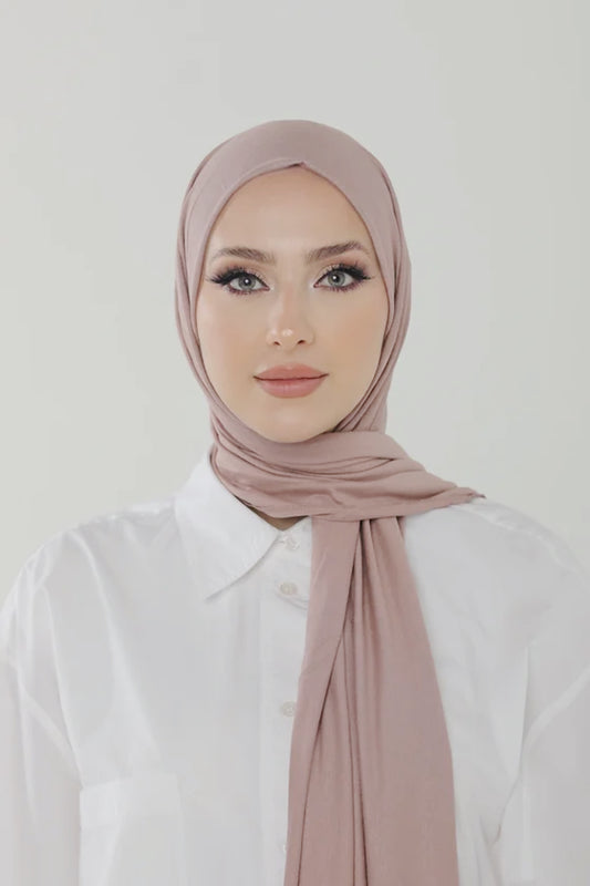 AMIRA PREMIUM JERSEY HIJAB | AMIRA | ROSE POUDRE