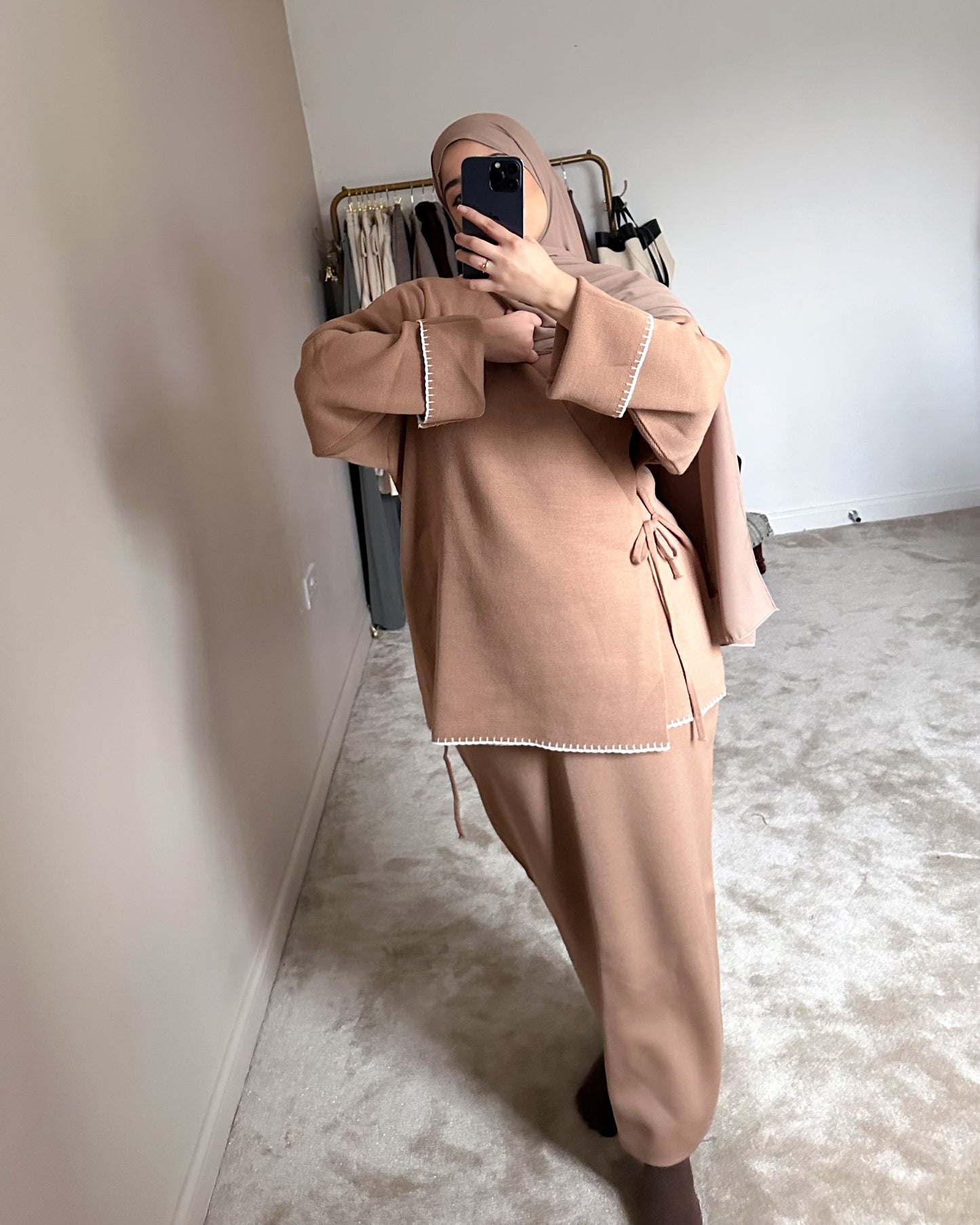 Lara Kimono skirt set | Knit skirt set kimono style | Desert