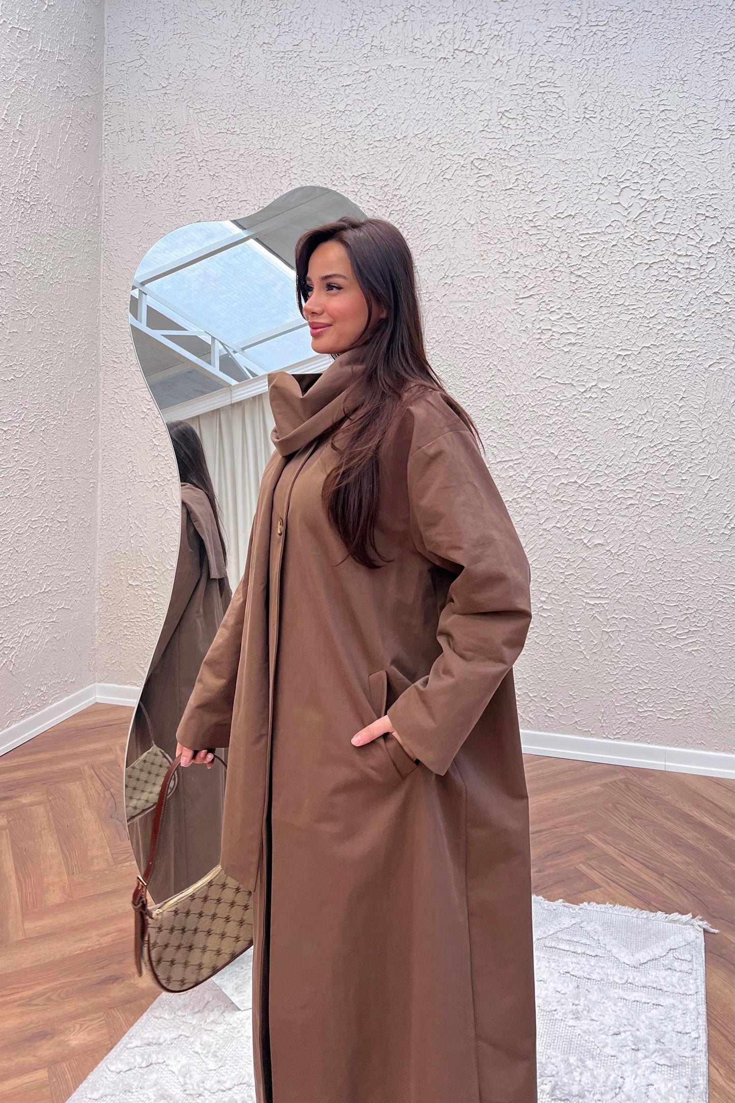 Maxi Trench Coat Abaya |Abaya Trench Coat | Hijab Trench Coat Uk