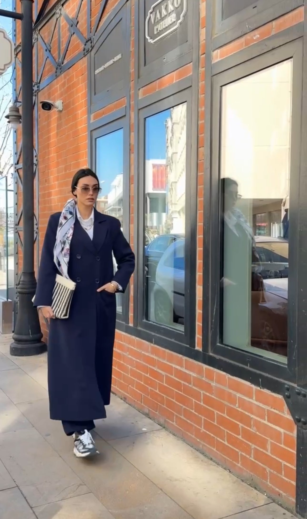 2 Piece Blazer Abaya Set | Abaya suit UK | Bleu Marine