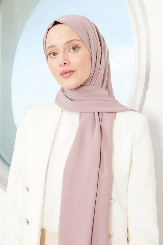 Medina Silk Hijabs | Powder pink
