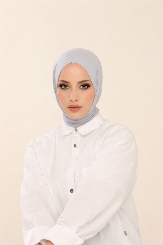LARA PRACTICAL HIJAB | 5 SECONDS HIJAB | light GRAY