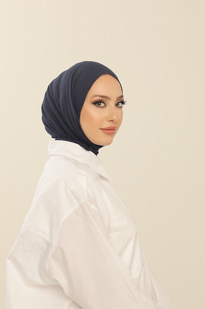 LARA PRACTICAL 5 SECONDS HIJAB | NAVY BLUE