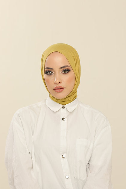 LARA PRACTICAL 5 SECONDS  HIJAB | SAFFRON