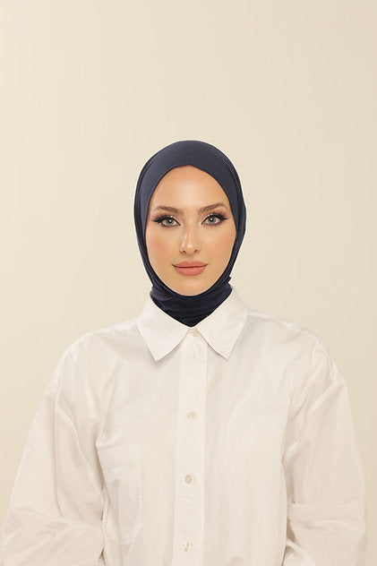 LARA PRACTICAL 5 SECONDS HIJAB | NAVY BLUE