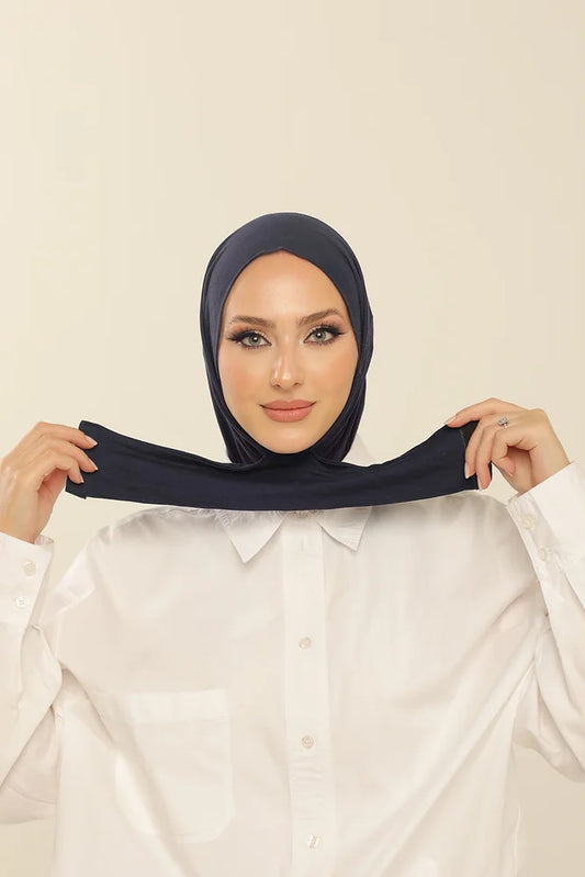 LARA PRACTICAL 5 SECONDS HIJAB | NAVY BLUE