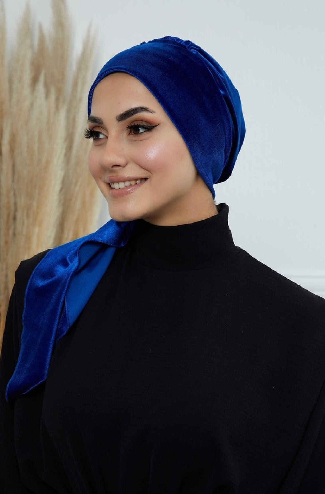 Turban bonnet | Saxe Blue