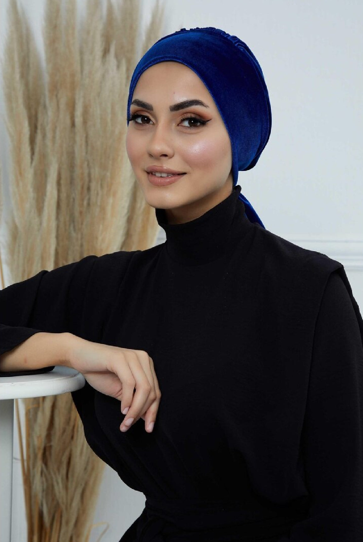 Turban bonnet | Saxe Blue