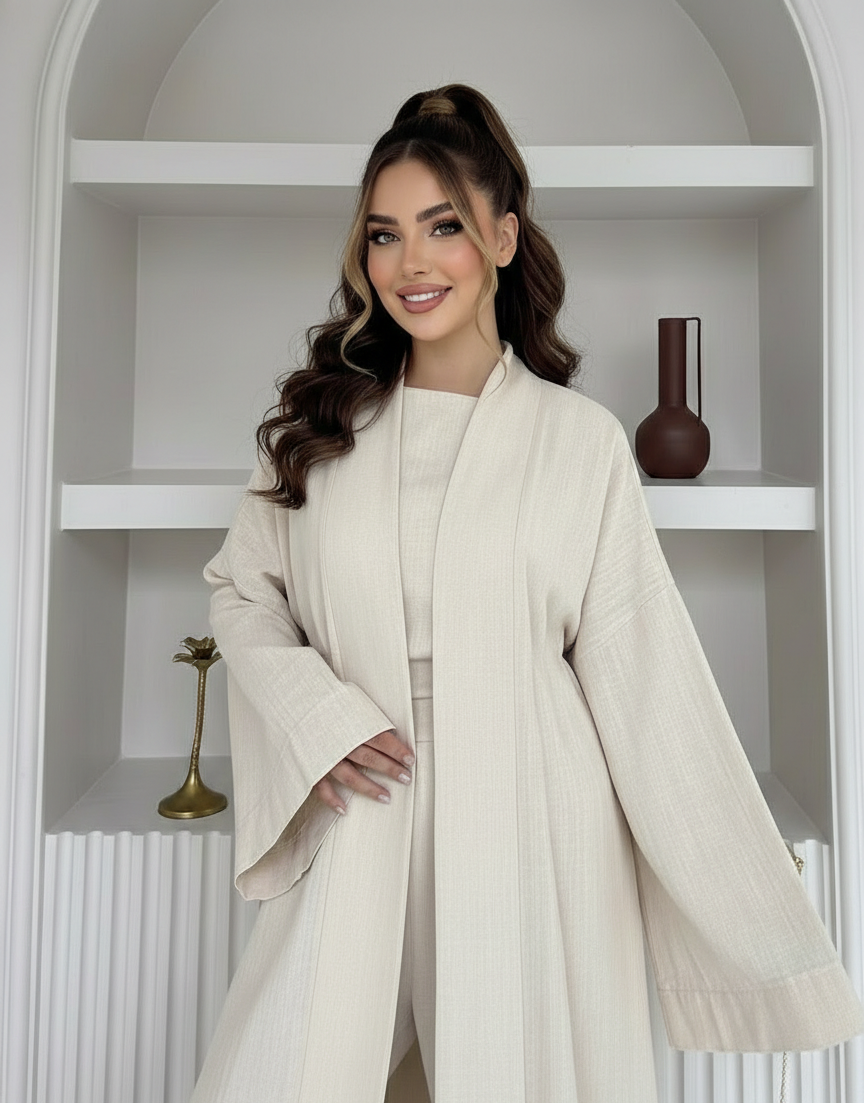 Abaya set for Eid and Ramadan 3 pieces | Dina