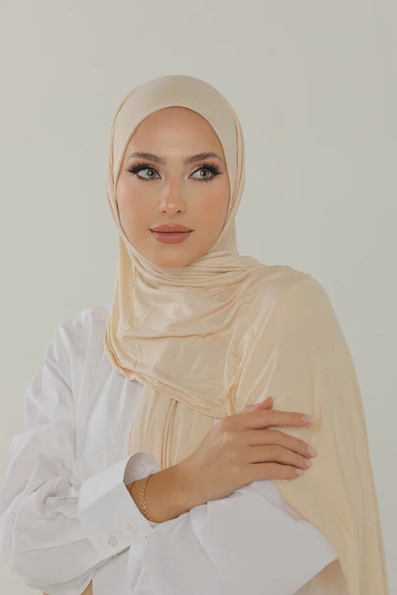 AMIRA PREMIUM  JERSEY  HIJAB | AMIRA | VANILLA