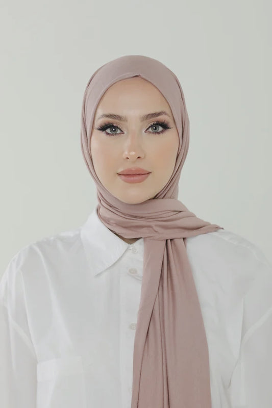 AMIRA PREMIUM  JERSEY  HIJAB | AMIRA | ROSE POUDRE