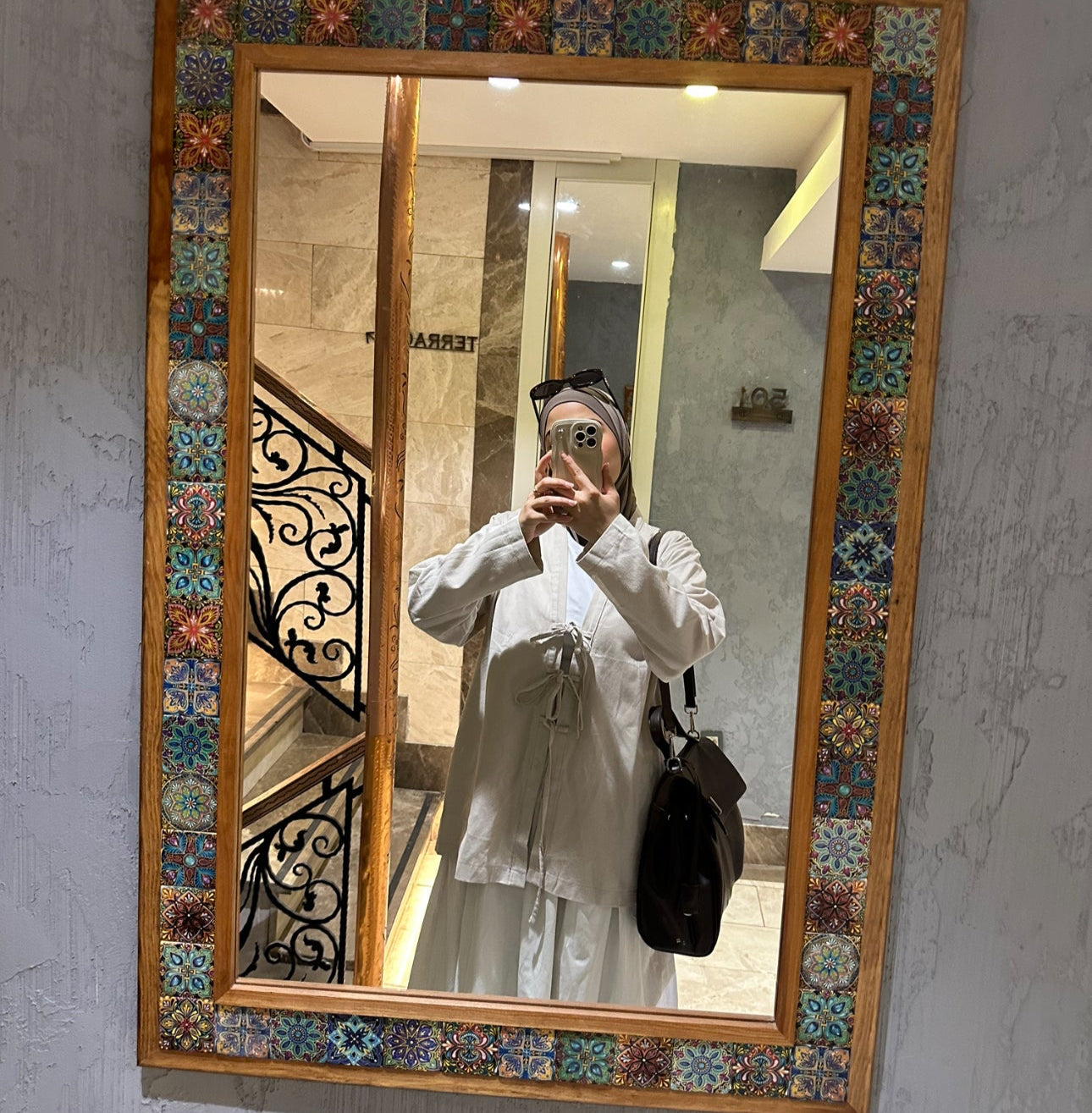 ARYA KIMONO TOP | Grey Taupe