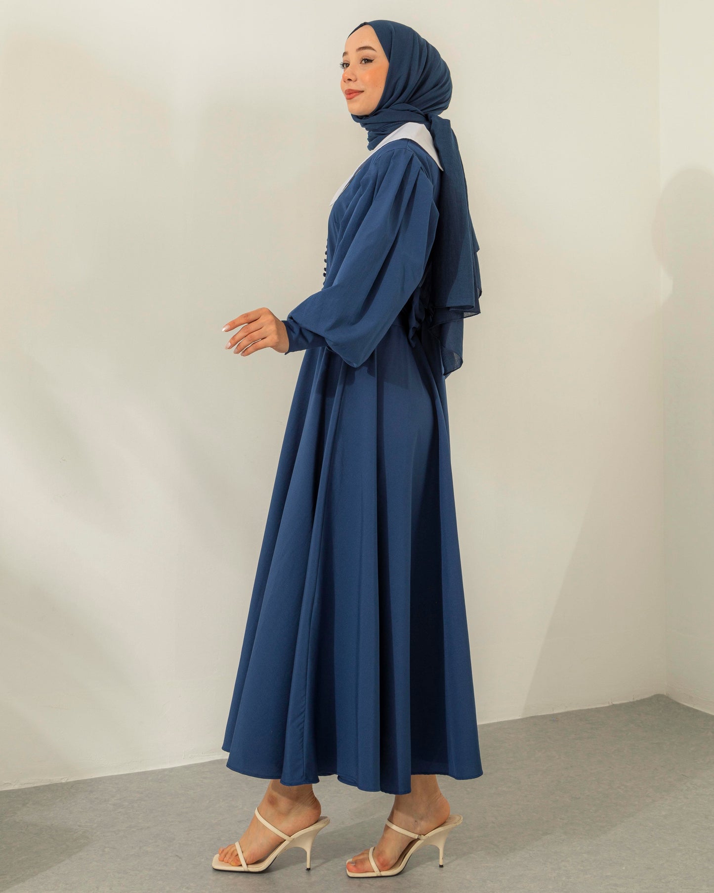 BELLE MODEST OCCASIONAL WAER DRESS | MIDNIGHT BLUE