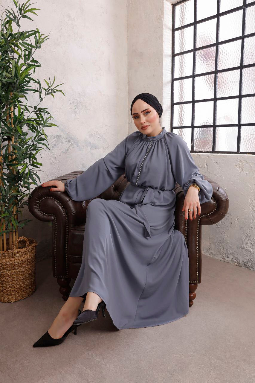 AYA EID DRESS UK | GRAY MOON