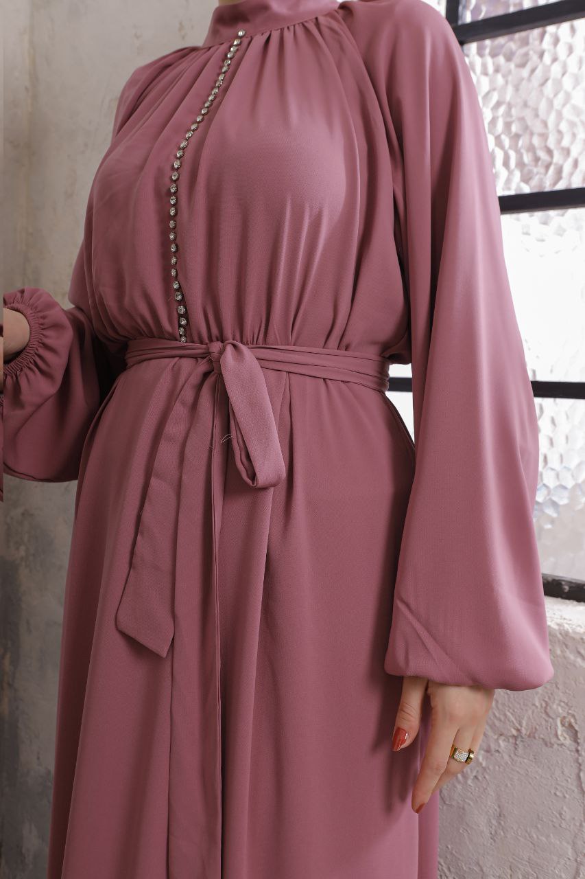 AYA EID DRESS UK | DUSTY PINK