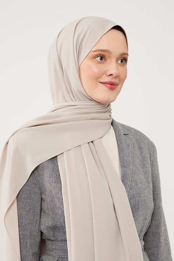 Medina Silk Hijabs |Taupe Grey