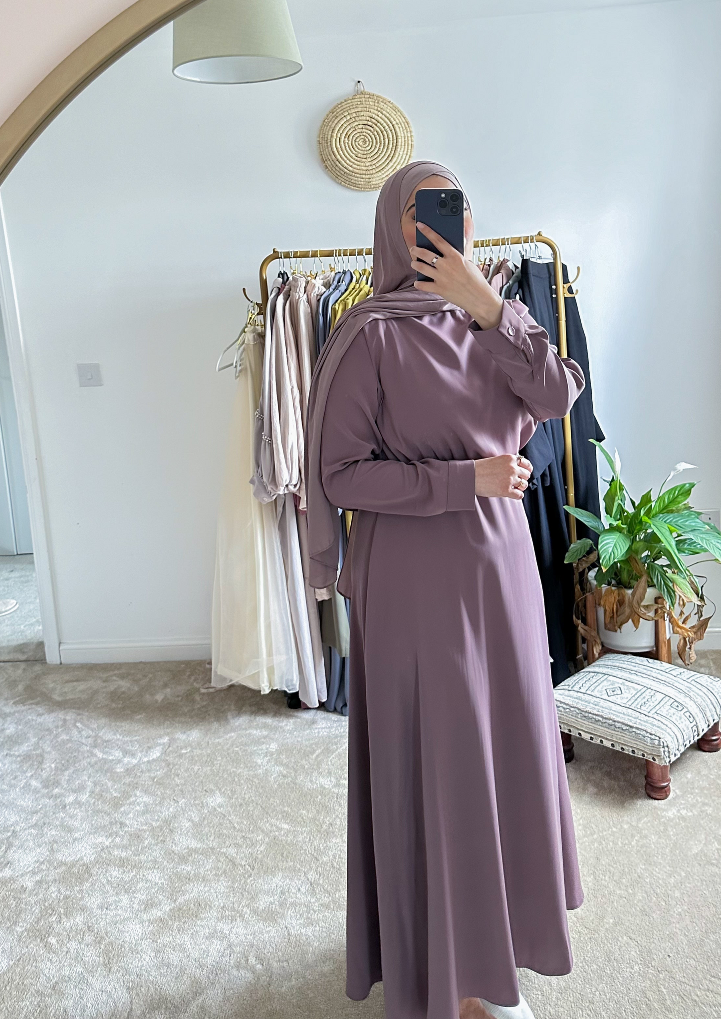 MIRA SILK DRESS | SILK EID DRESS UK | LAVANDULA